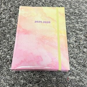 Pink and Yellow Planner 2025-2026
